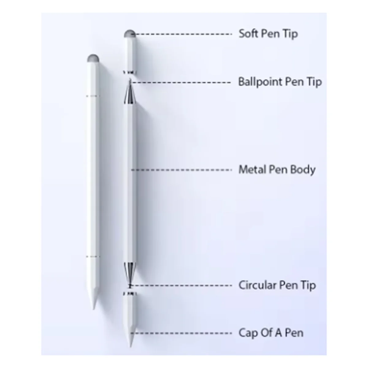 

A66Z 3 in 1 Magnetic Universal Stylus Pen Capacitive Touch Screen Pencil for Phone Pad Tablet Writing Pen