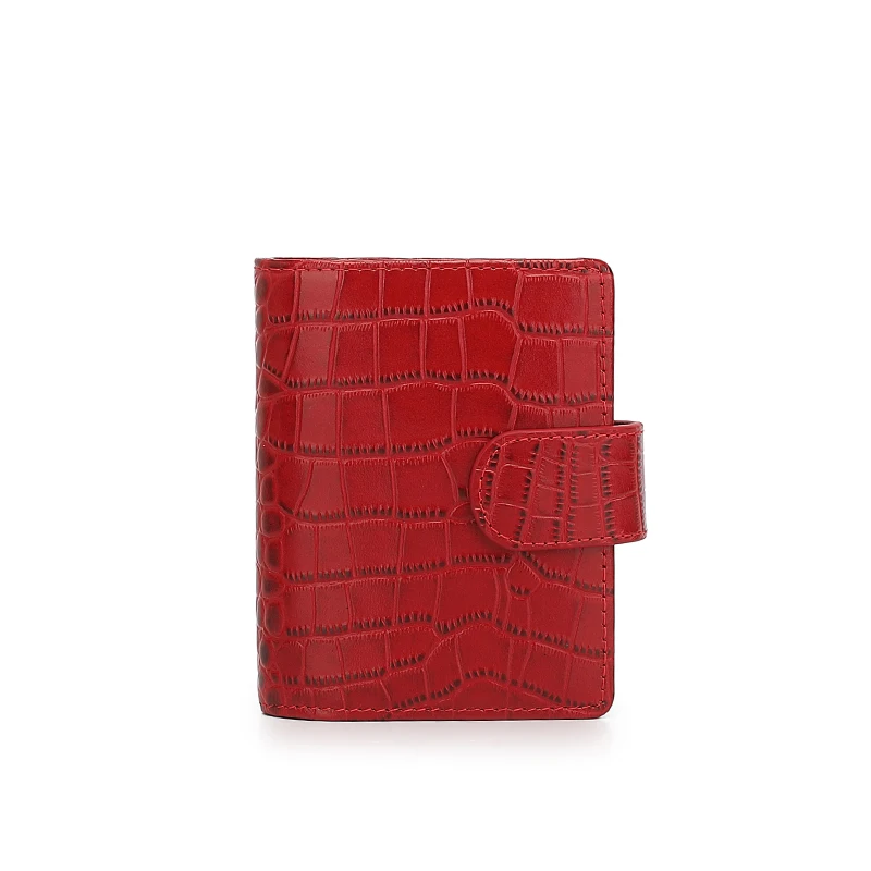 Yiwi  Red A8 A7 A6 A5 Genuine leather Planner Organizer Journey Diary  Diary Stationery Agenda Notebook With Money Pocket