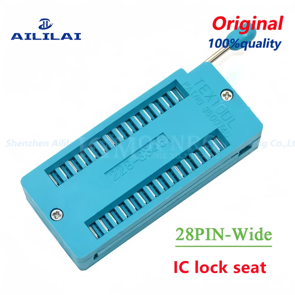 1pcs IC lock seat zif socket Test Universal zif sockets 14Pin/16Pin/18Pin/20Pin/24Pin/28Pin/40Pin 14P/16P/18P/20P/24/28/40P