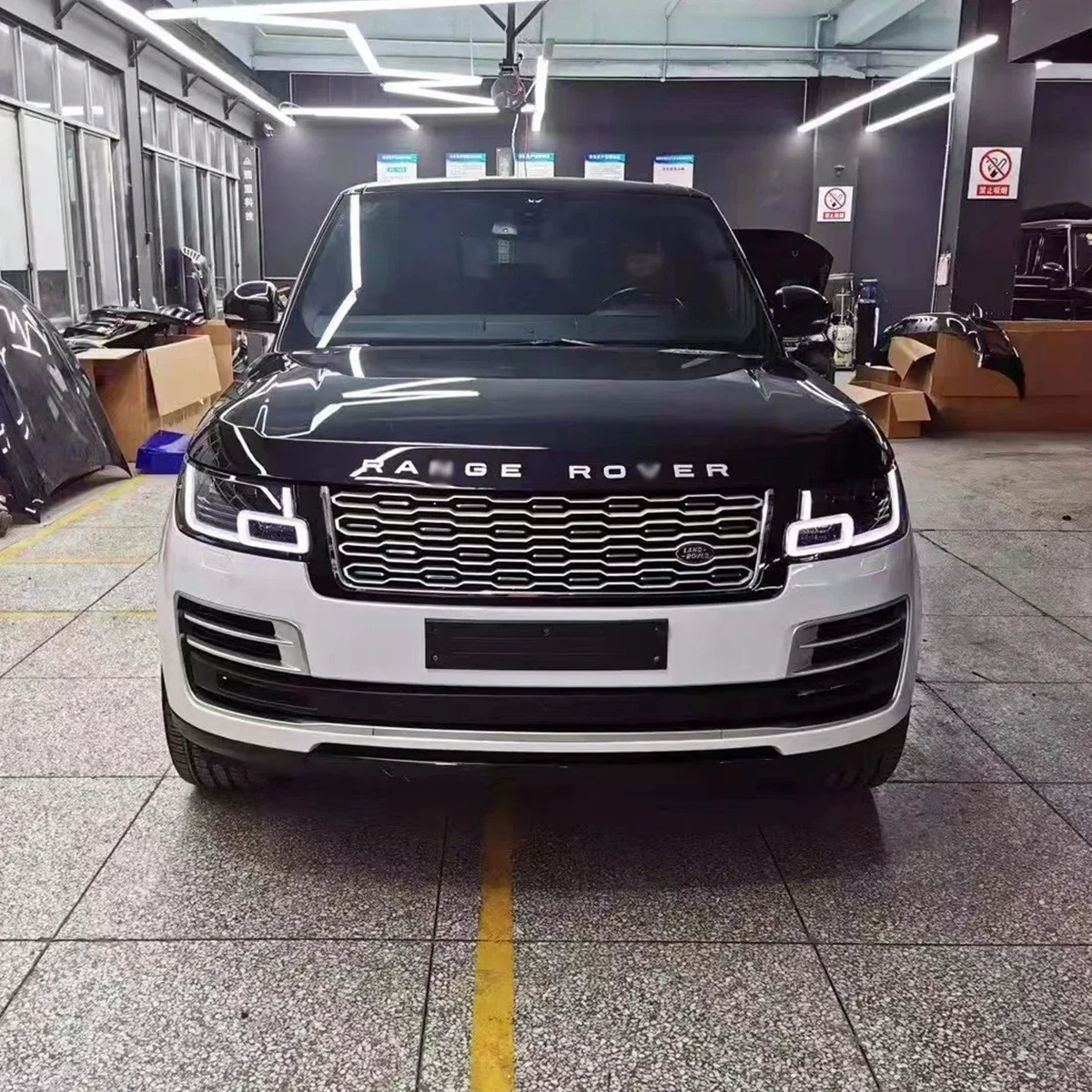 Kit carrozzeria paraurti auto modifica all'ingrosso per Range Rover Vogue L405 2013-2017 conversione in nuovo stile SVA