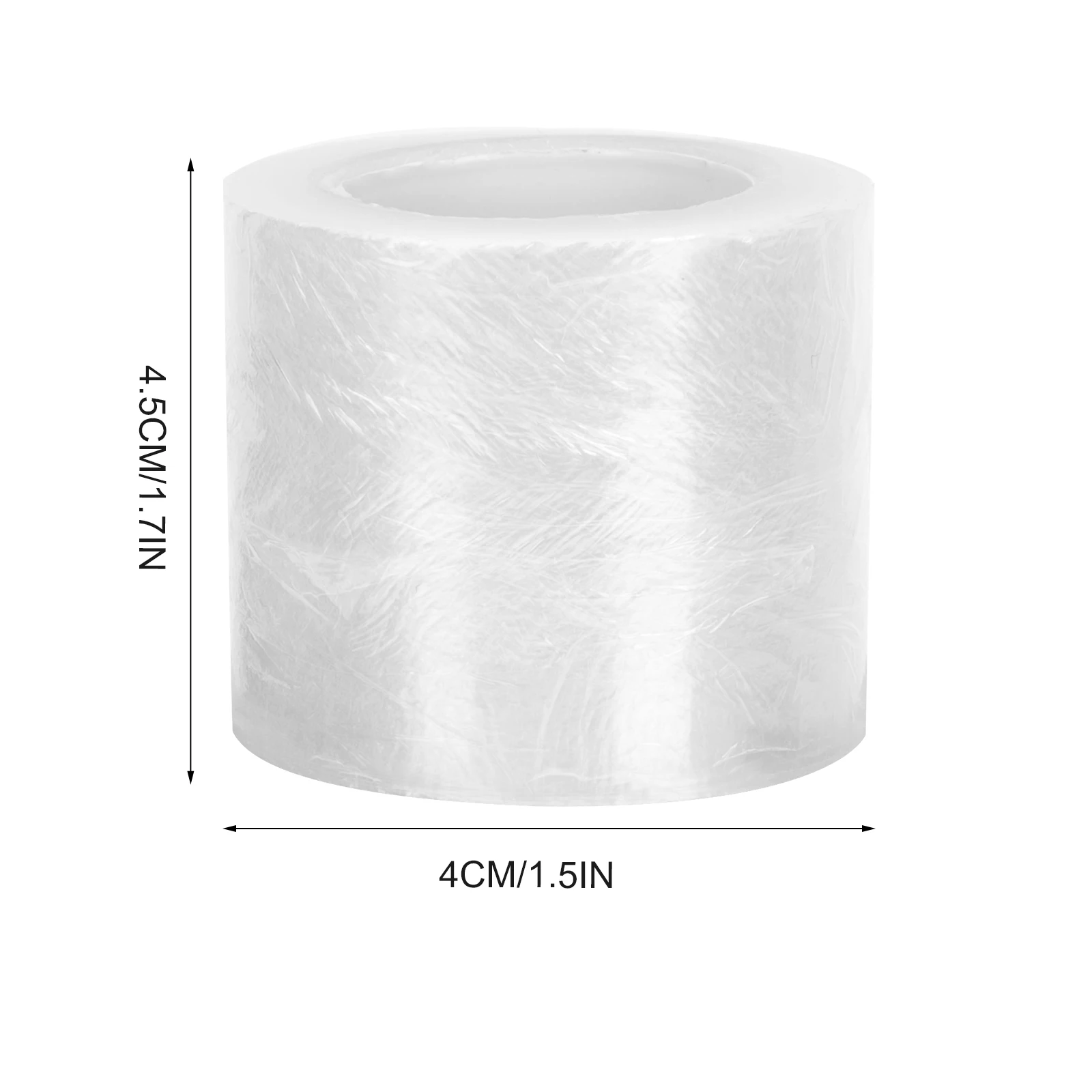 3 Rolls Remove Eyelash Cling Film Tattoo Eyebrow Lip Film Smooth Elastic Cover for Grafting