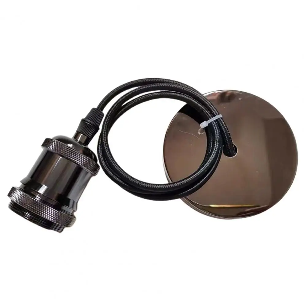 Lamp Holder with 1m Cable Quick Setup Lamp Holder E27 Pendant Light Cord Kit with Screw-in Socket 1m Hanging Fixture for Bulb