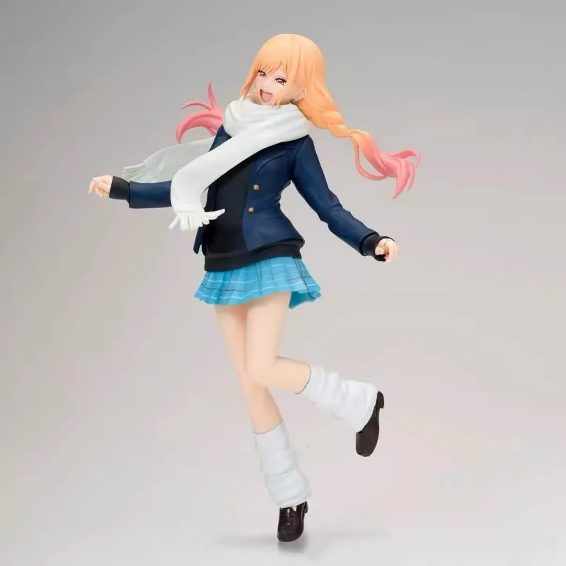 My Dress-Up Darling Kitagawa Marin Winter Uniform Ver. Anime Figure 1/7 Scale School Girl Statue GK Desktop Decor