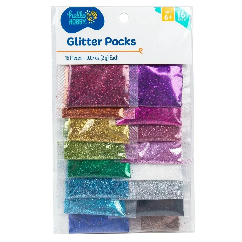 

Glitter Packs, 16-Pack
