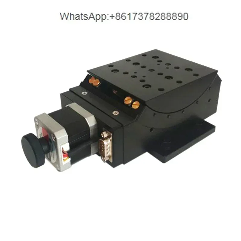 Motorized Goniometer Stage, Electric Goniometer Platform, Rotation Range: +/- 45 degree