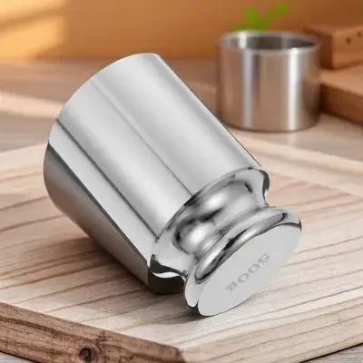 

1pc Chrome Plated Calibration Weights 45# Steel Scale Tools Compact Lightweight for Grains Weighing Rustproof