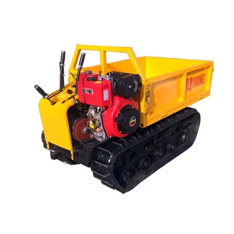 appropriate factory 1 ton Loading Mini Dumper Crawler Tracked Dumper