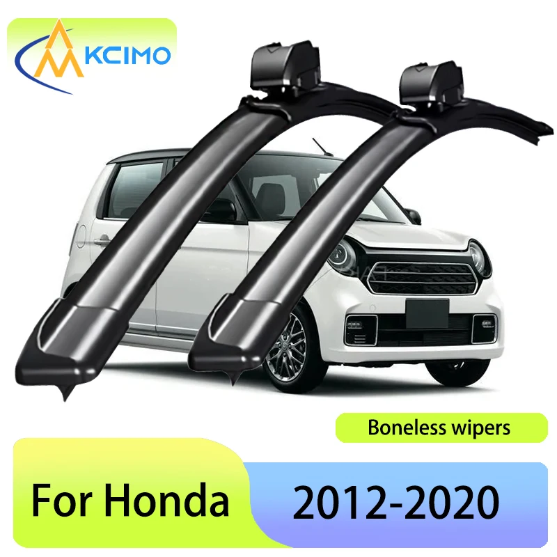 Para Honda N-One JG1/2 2012-2020 limpiaparabrisas delantero de coche-accesorios de limpiaparabrisas silenciosos para todo tipo de clima 2 piezas