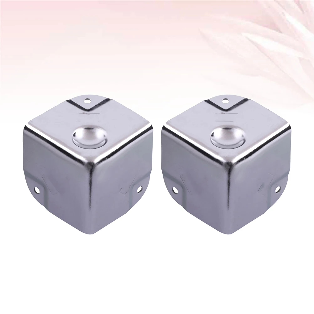 2 قطعة الفولاذ المقاوم للصدأ الألومنيوم حامي الزاوية دائم الأثاث الحرس صندوق التفاف الزاوية مكتب الجدول حافة غطاء درع