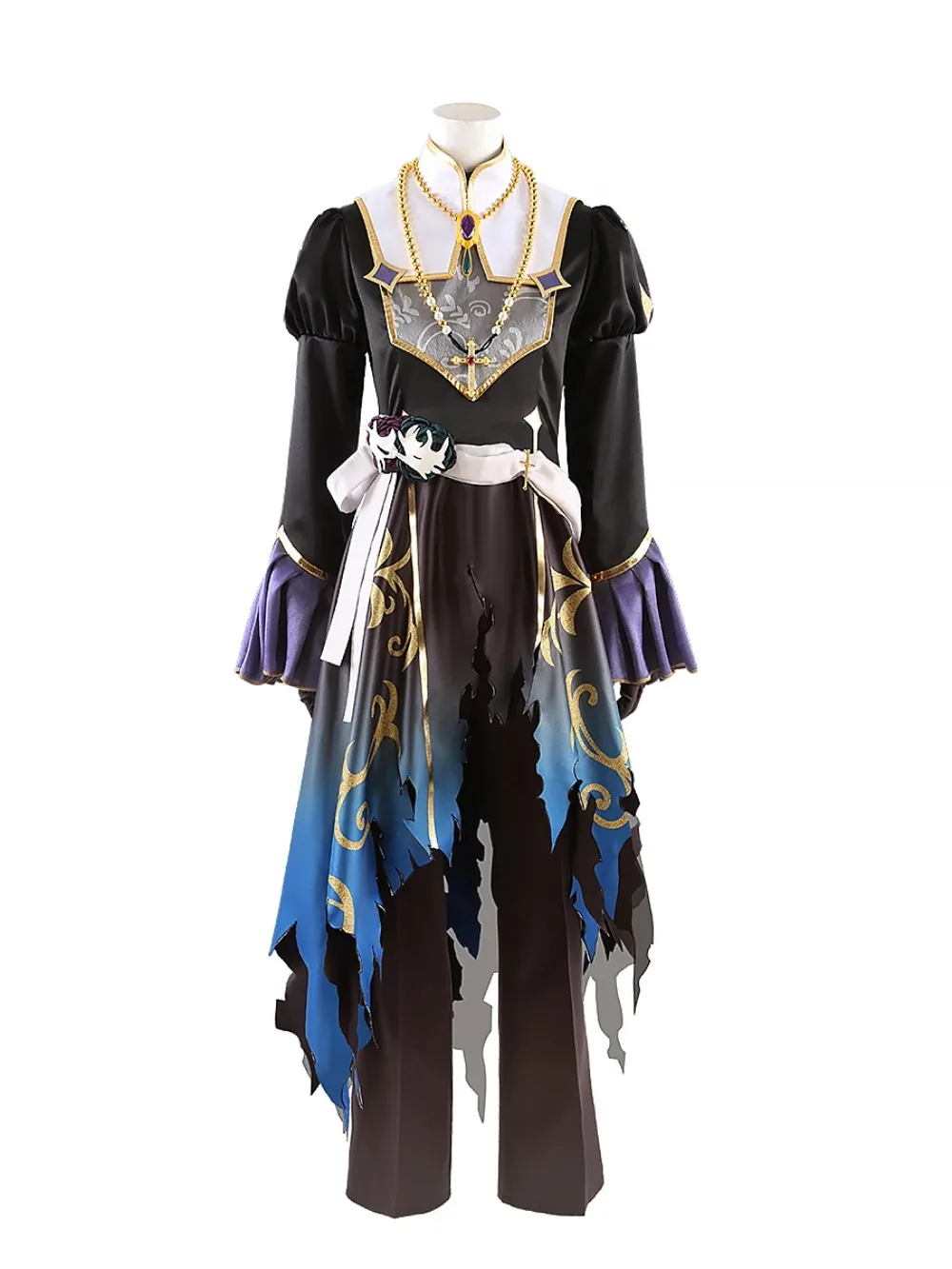 

FasCostume Anime Ensemble Stars Fine Fushimi Yuzuru/Himemiya Tori/Tenshouin Eichi/Hibiki Wataru Game Suit Ghost Halloween Outfit