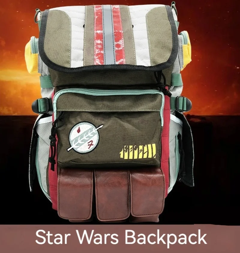 Disney Star Wars Mountaineering Backpack Leisure Fashion Trend Multi Functional Large Capacity Student Computer Bagchristmasgift