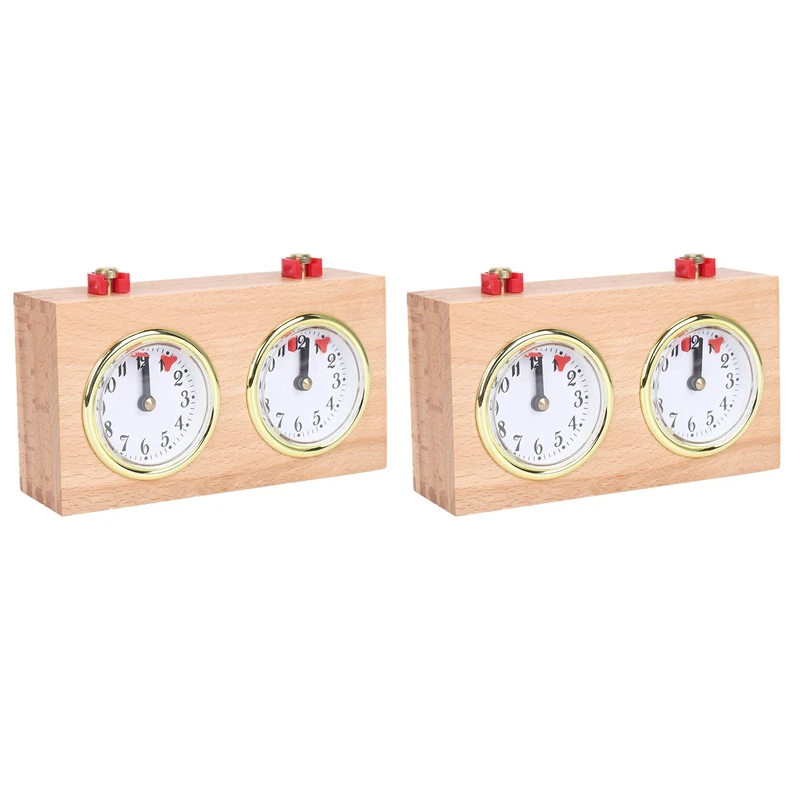 

Flash Trend 20252X Chess Timer, Professional Digital International Chess Clock, Wooden Count Up Down Chess Timer, Portable Chess