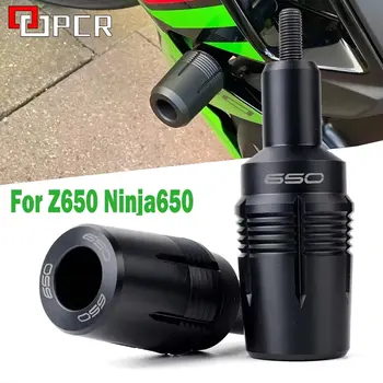 가와사키 닌자 650, 닌자650, Z650 RS (2017-2024, 2023년식) 오토바이 액세서리 프레임 슬라이더 낙하 방지 엔진 크래시 패드 6 best sales 닌자 650 2017 - №3