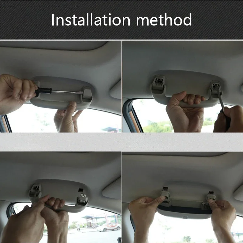 حافظة حامل نظارات السيارة لسيارة تويوتا Rav4 C-HR كورولا كامري يارس بريفيا 2013 - 2025 صندوق تنظيم تخزين حامل النظارات