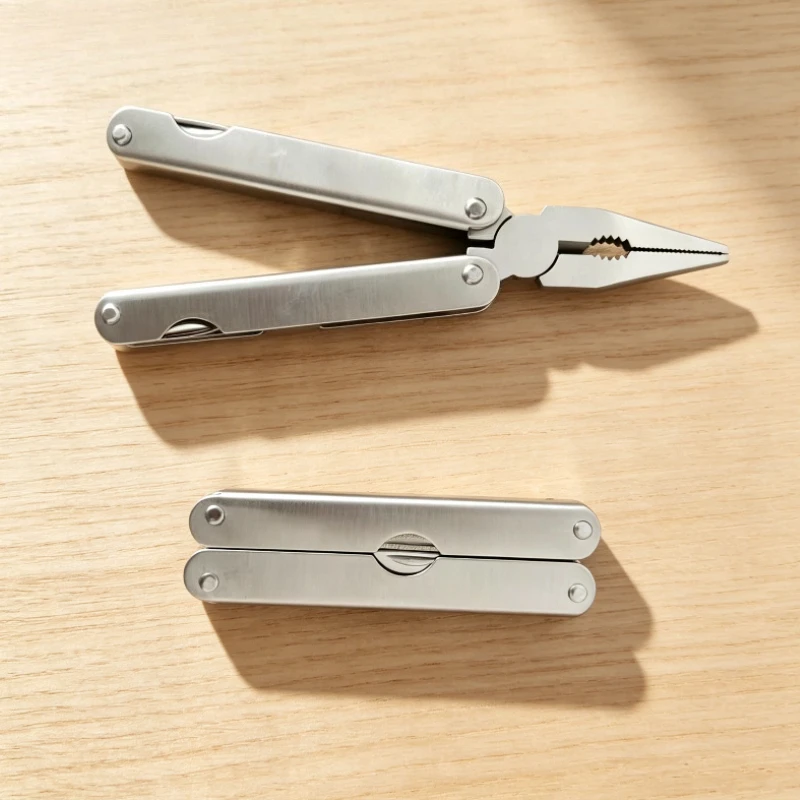 Outdoor-Camping-Handwerkzeug, Klappzange aus Edelstahl, Multifunktionales Kombinations-Überlebenswerkzeug, EDC-Wander-Gadget – Detail 4
