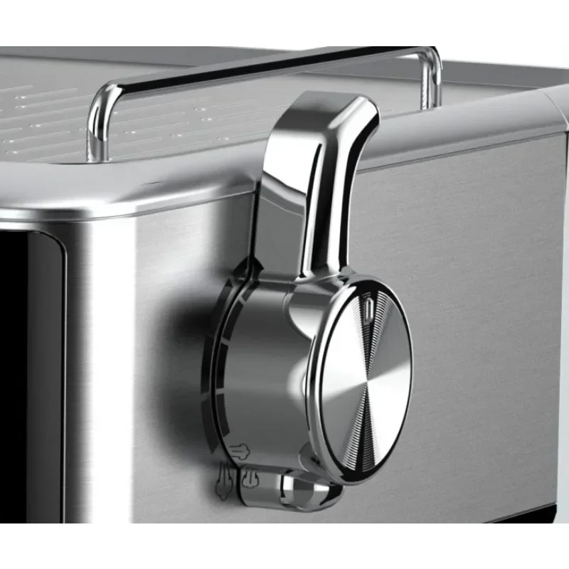 ORM‑9820 Household Semi‑Automatic Pump Espresso Machine Stainless Steel Coffee Maker With Milk Frother Function