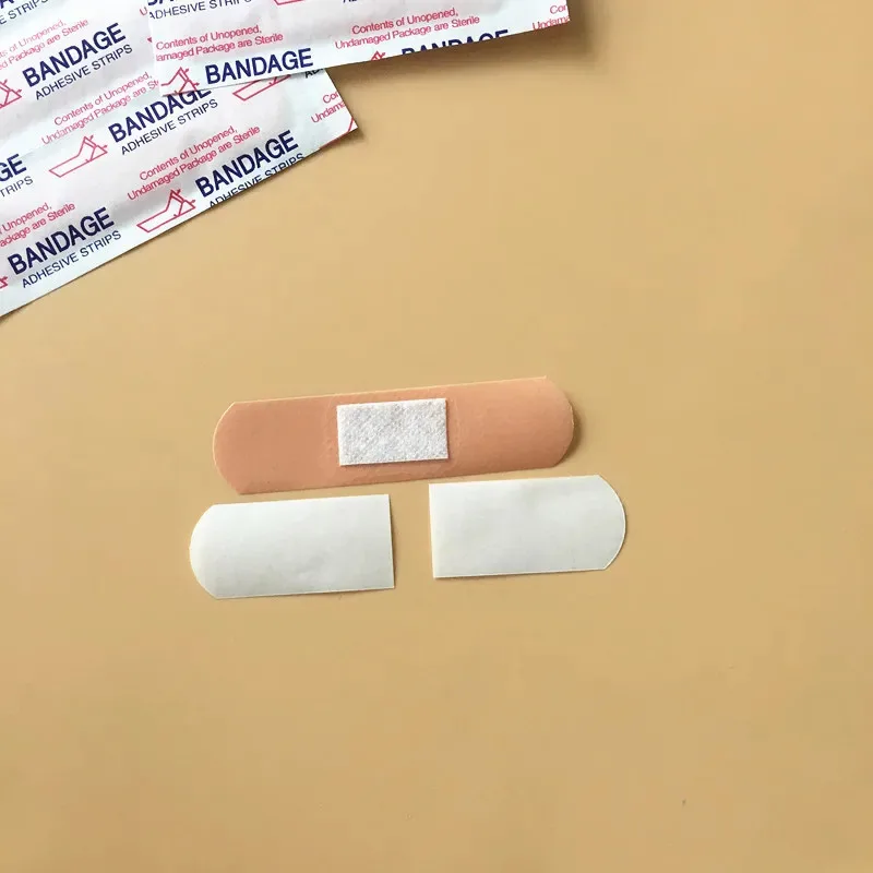 50-300 قطعة الفرقة الإيدز وسادة لاصق الجرح التوازن مقاوم للماء تنفس الجص ملصق الفرقة ضمادة إسعافات أولية الشاش الطبي #4