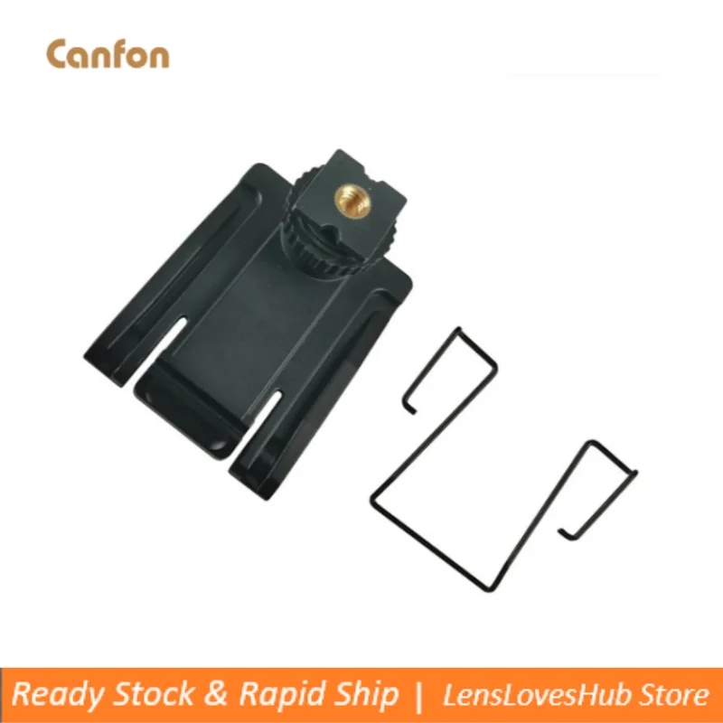 

Canfon Hot Shoe Base Mount Adapter and Holder Belt Clip for SONY C1/V1/D11/D21 Saramonic RX fixe to Video Camera DSLR Camera