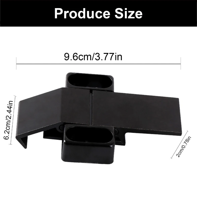 Cabinet Door Buckle Aluminum Alloy Door Hasp Lock Distribution Box Door Lock