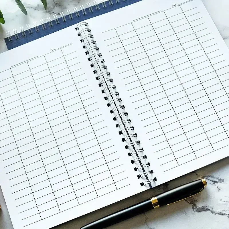 Quaderno Di Carta Con Griglia Rilegata A Spirale A5, Cancelleria, Gestione Dell'inventario, Diario, Blocco Note, Quaderni Per Schizzi, Quaderni, Quaderni, Ufficio