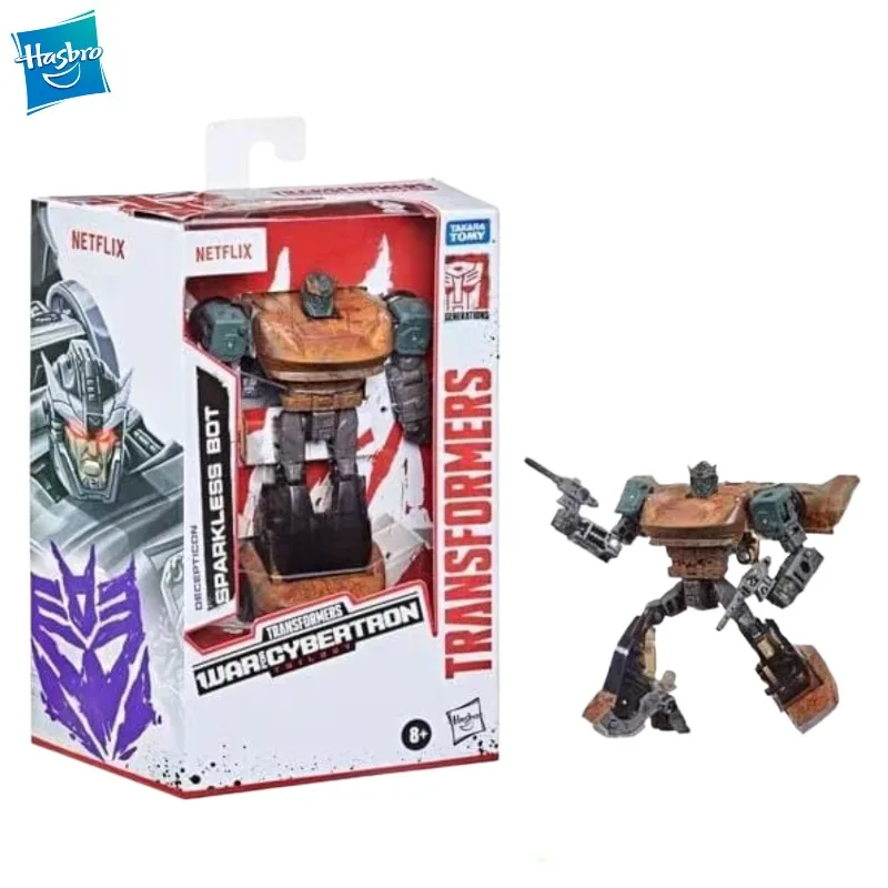 Nieuwe originele Hasbro Tomy Transformers Toys War for Cybertron Netflix Limited Sparkless Bot actiefiguren verzamelcadeaus