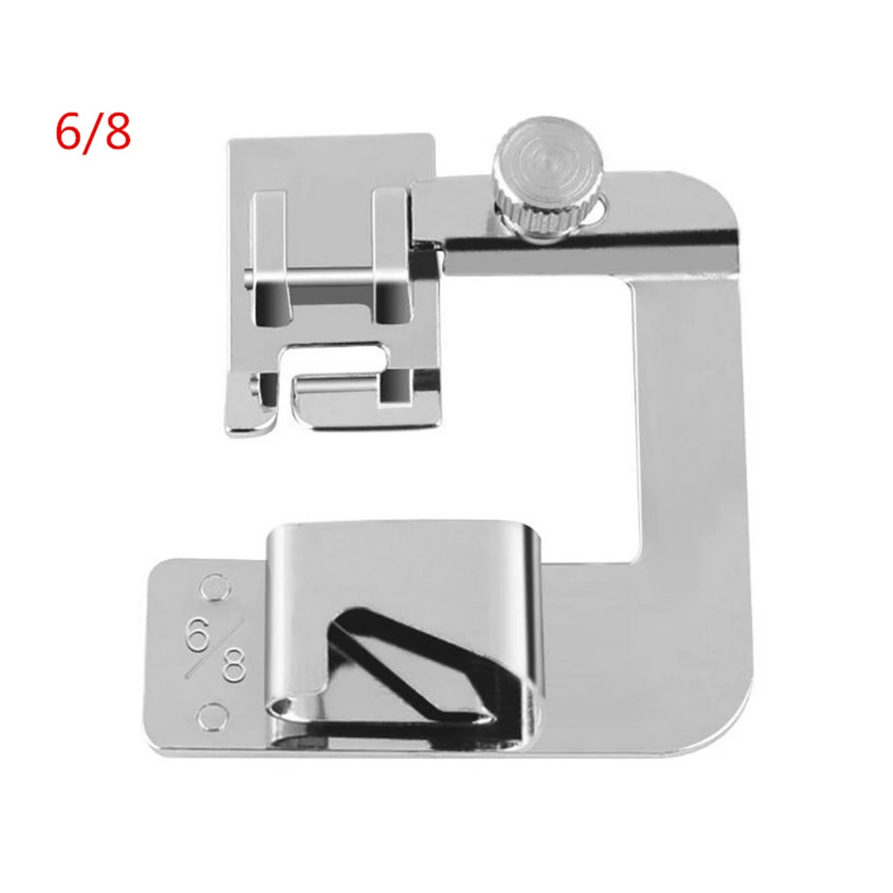 

3 Pcs Sewing Machine Presser Foot Set Rolled Hemmer 4 6 8 8 Sizes Metal Durable Easy Install Suitable Low Speed Household Sewing