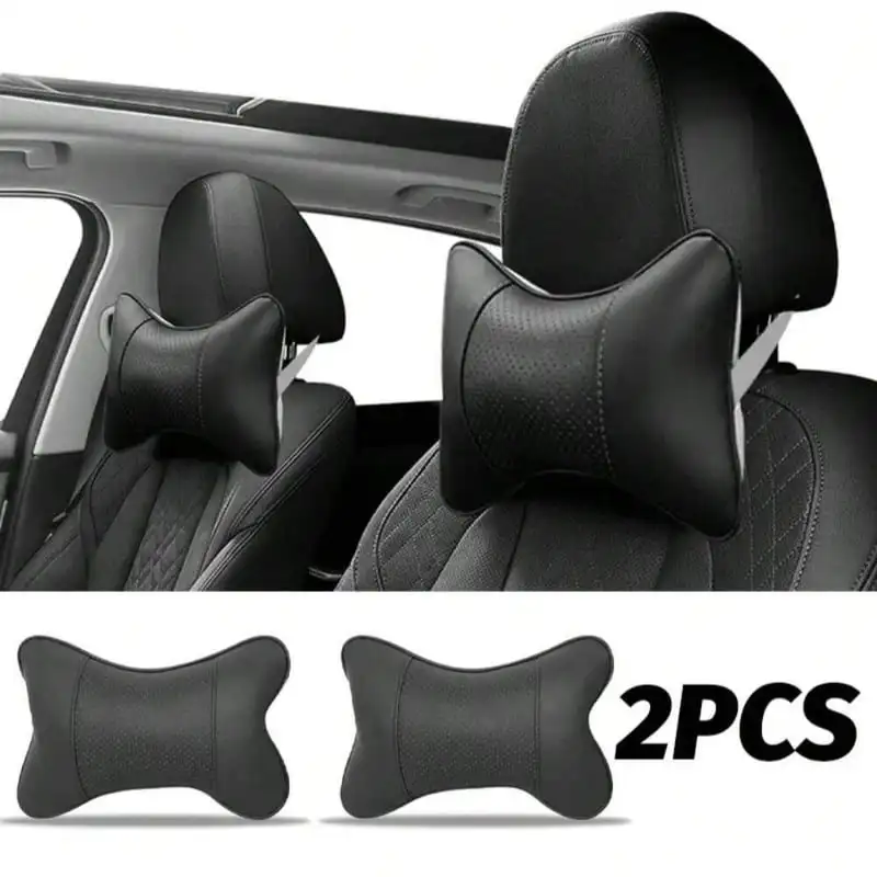 Auto Safety Car Seat Headrest with Breathable Mesh Relax Pillow Head And Neck Rest Cushion Auto Protector image 2