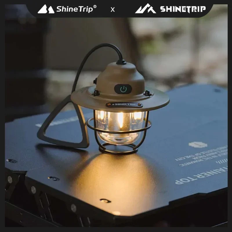 

ShineTrip Outdoor Retro Pendant Lighting Lighting Extra Long Life Camping Ambient Light Rechargeable Tent Lights