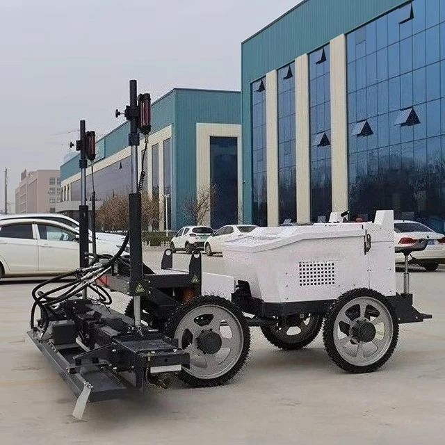 Customized Walk Behind Laser Grinder Adjustable Screed Height Concrete Laser Leveller On Sale Now