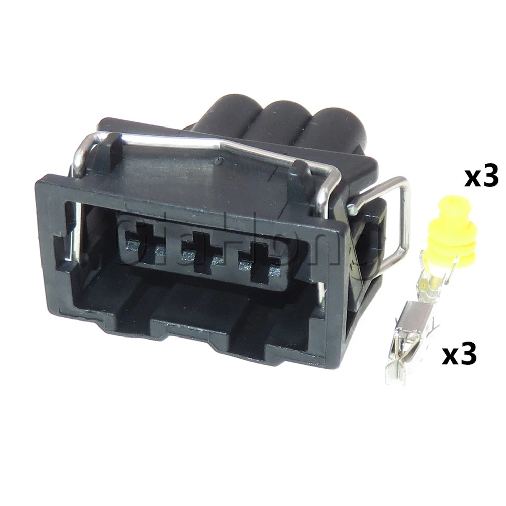 1 Set 3 Ways AC Assembly Auto Parts 357972753 357 972 753 Car Sealed Socket Automotive Coil Connector For VW Audi