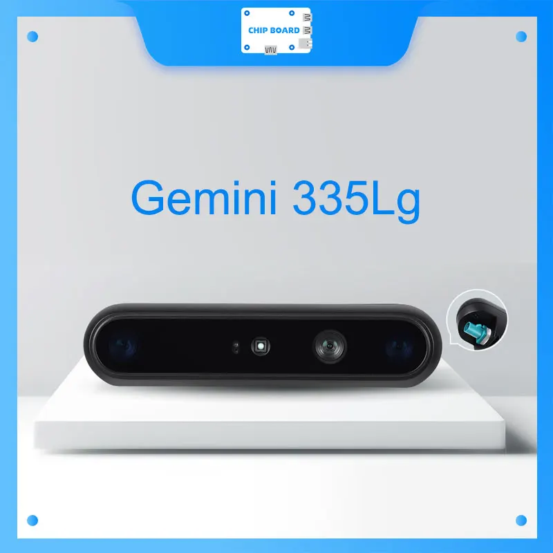 

ORBBEC Gemini 335Lg Stereo 3D Camera: GMSL2/FAKRA Powered, IP65, Multi-Deserializer Support
