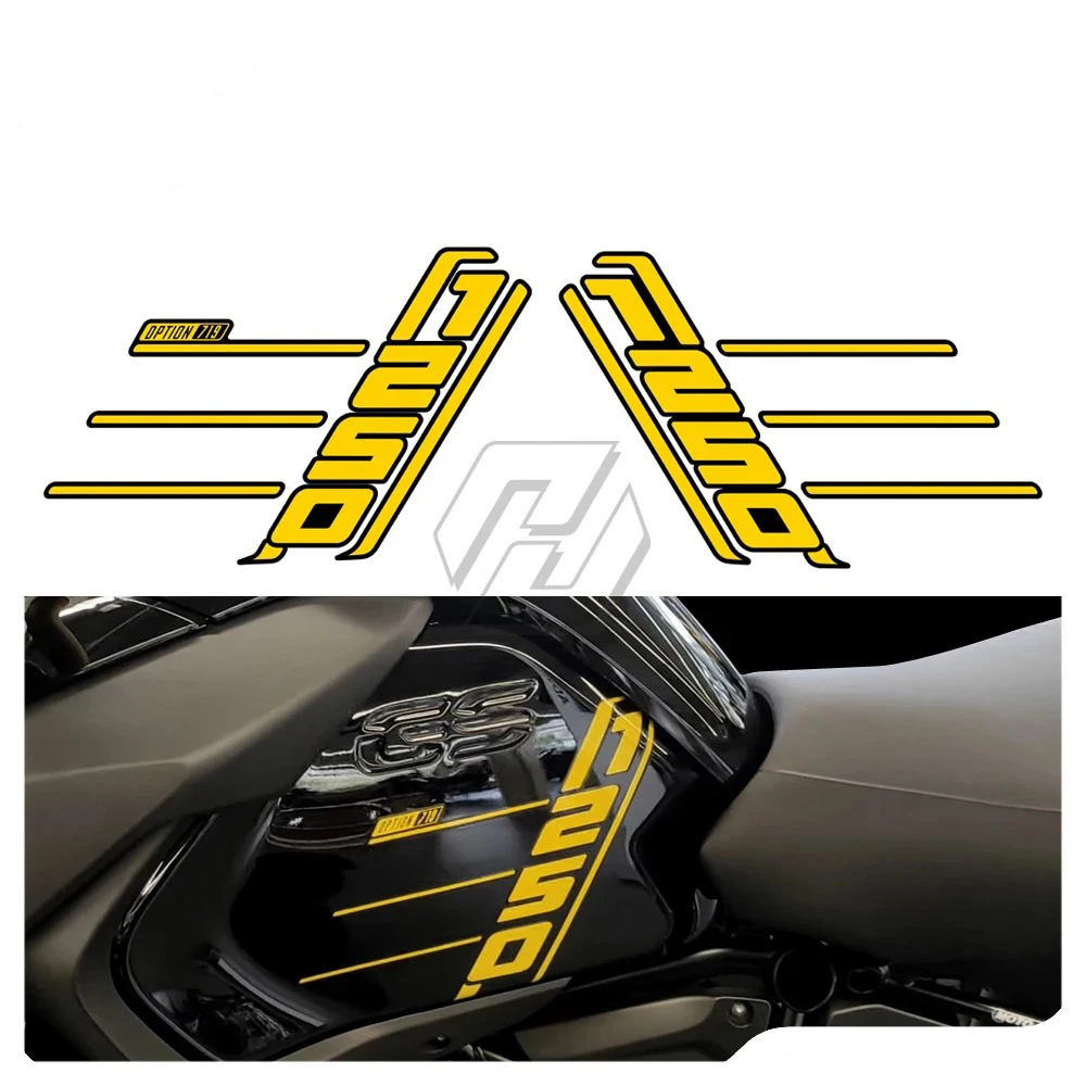 

Motorcycle Side Tank Sticker Case for BMW R1200GS R1250GS Adventure 2014-2021 40 Years GS Decal