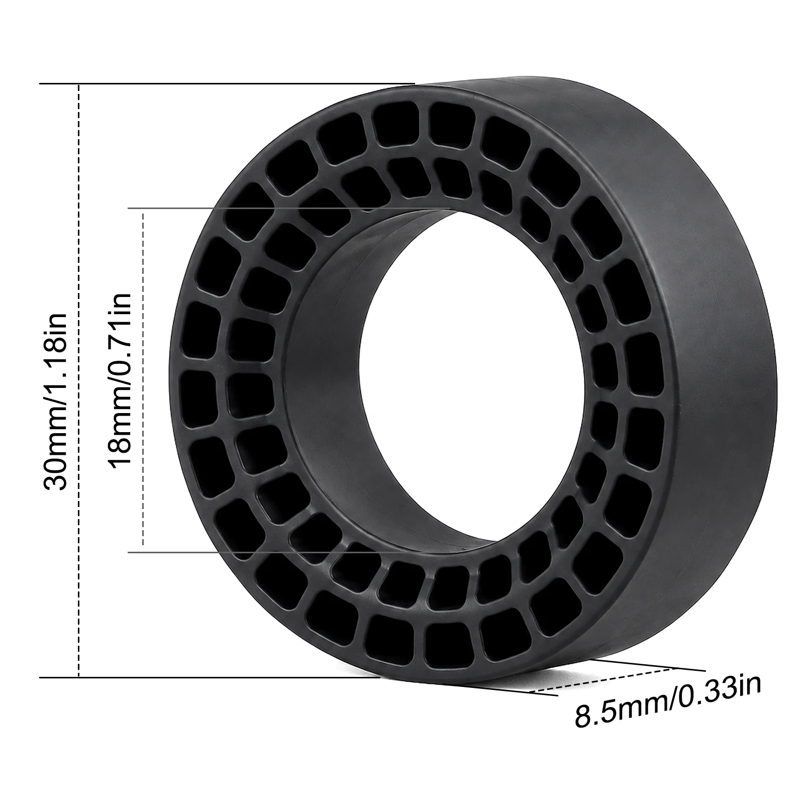 OGRC 30mm Tire Insert For Axial 1/30 SCX30 RC Crawler Car Silicone Foam Wheel Liner for Bronco K10 RC Car Upgrade Accessories