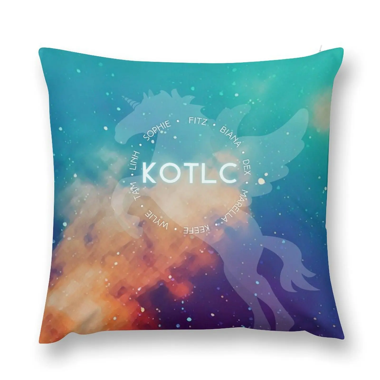 

KOTLC Keeper of the Lost Cities Inspired Starry Sky Alicorn Throw Pillow anime girl Sofa Pillow Cover bed pillows pillow