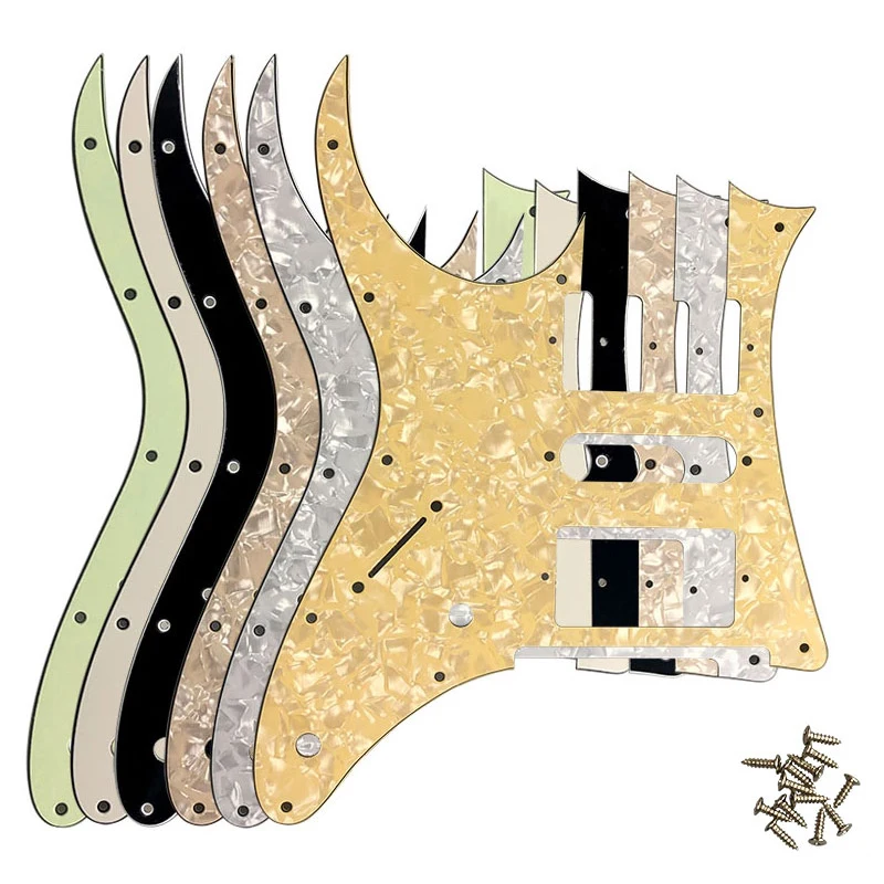 

Pleroo Custom Guitar Parts - For Left Hand MIJ Ibanez RG 350 DX Guitar Pickguard HSH Humbucker Scratch Plate Multicolor Choice