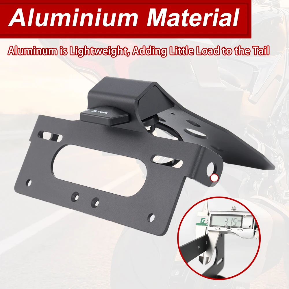 Motorcycle License Plate Holder Rear Tail Tidy Fender Eliminator kit 450SR 450SS 2022-2026 450NK 2023 2024 2025 2026 For CFMOTO
