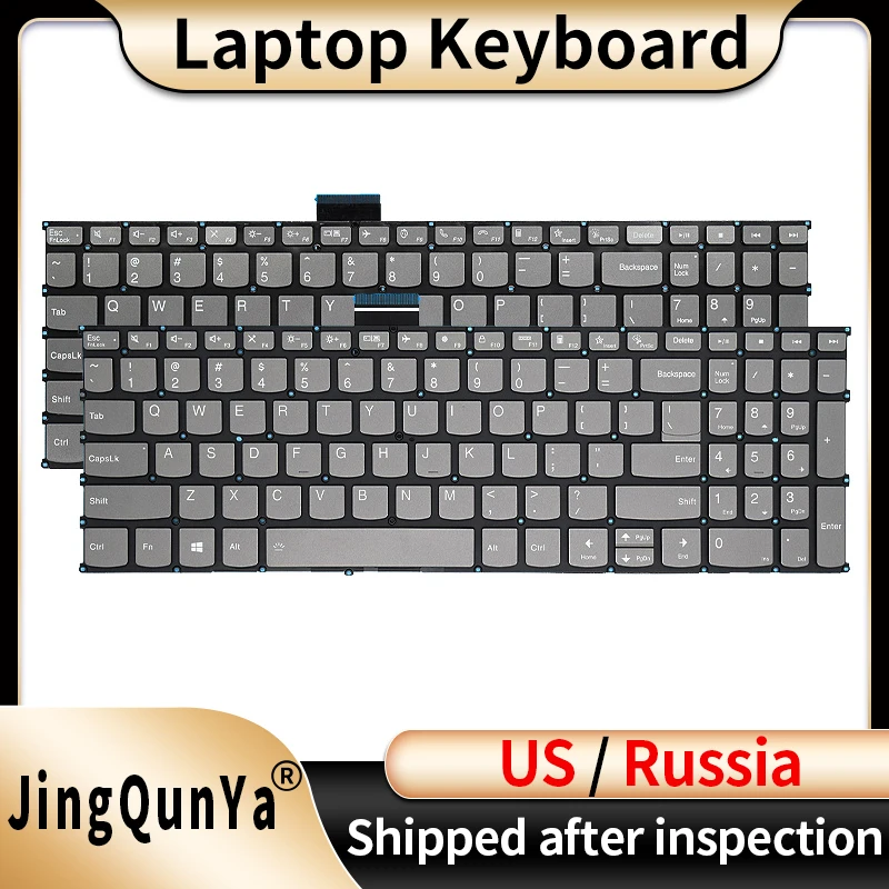 

US/RU/Russian Backlit Laptop Keyboard For Lenovo Ideapad 5-15IIL05 5-15ARE05 5-15ITL05 5-15ALC05 Air-15ARE/15IIL/ACL Replacement