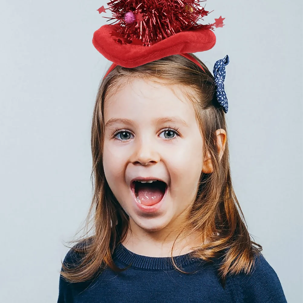 

6Pcs Christmas Tree Headband Xmas Hairband Christmas Party Headband for Women Girls Xmas Hair Accessories