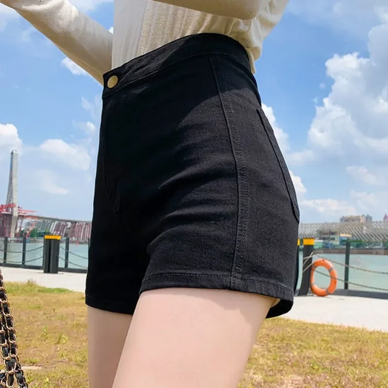 

Short Jean Pants Woman Skinny Tight High Waist New In Booty Denim Shorts for Women Fashion Clothing 2024 Korean Style Streetwear