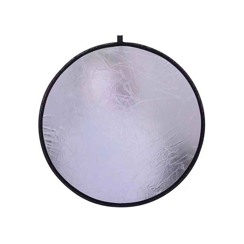 1pc Photography Reflector 30/ 60/ 80/110CM Light Round Reflector With Bag Portable Collapsible White For Photography Studio