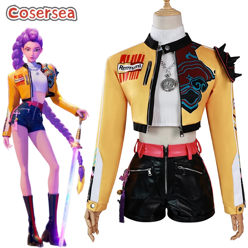 

Cosersea Руми Косплей Костюм Аниме KPOP Охотник на демонов Руми Ролевая игра Хэллоуин Женская униформа Карнавальная вечеринка Cos наряд Полный комплект