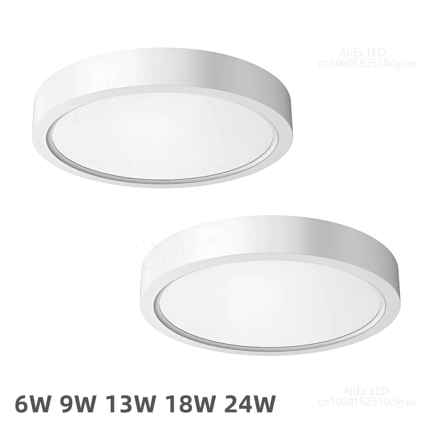 6W 9W 13W 18W 24W lampada LED Circular Panel Light Surface Mounted led ceiling light AC220V AC110V led lamp for Home Decoration