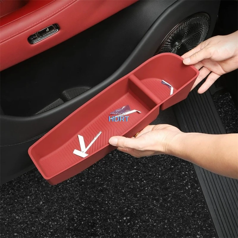 

For Geely Zeekr 8X 2026 + Car Styling Door Slot Storage Box Organizer Tray Cover Dust Proof Pad Protector Decoration Accessories
