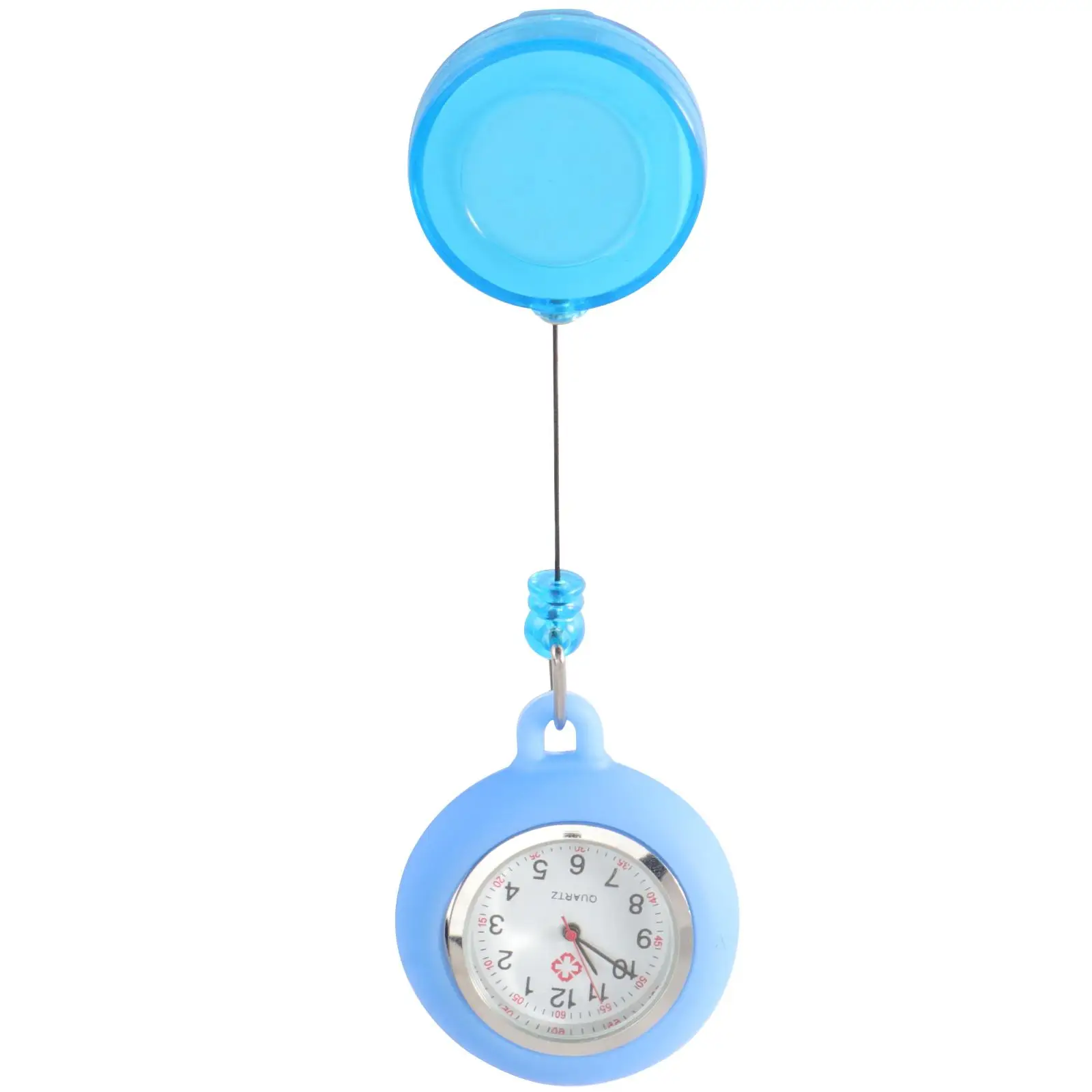 

Nurse Badge Pocket Pocket Hanging Watch for Student Clip on Hanging Watch Clear Number Lightweight Fashion