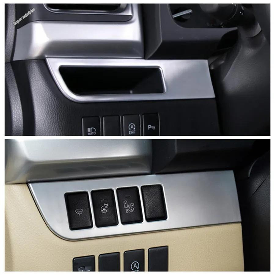 

Head Lamp / Handle Bowl / Dashboard Frame / Window Lift Cover Trim Matte Accessories For Toyota Highlander / KLUGER 2014 - 2019