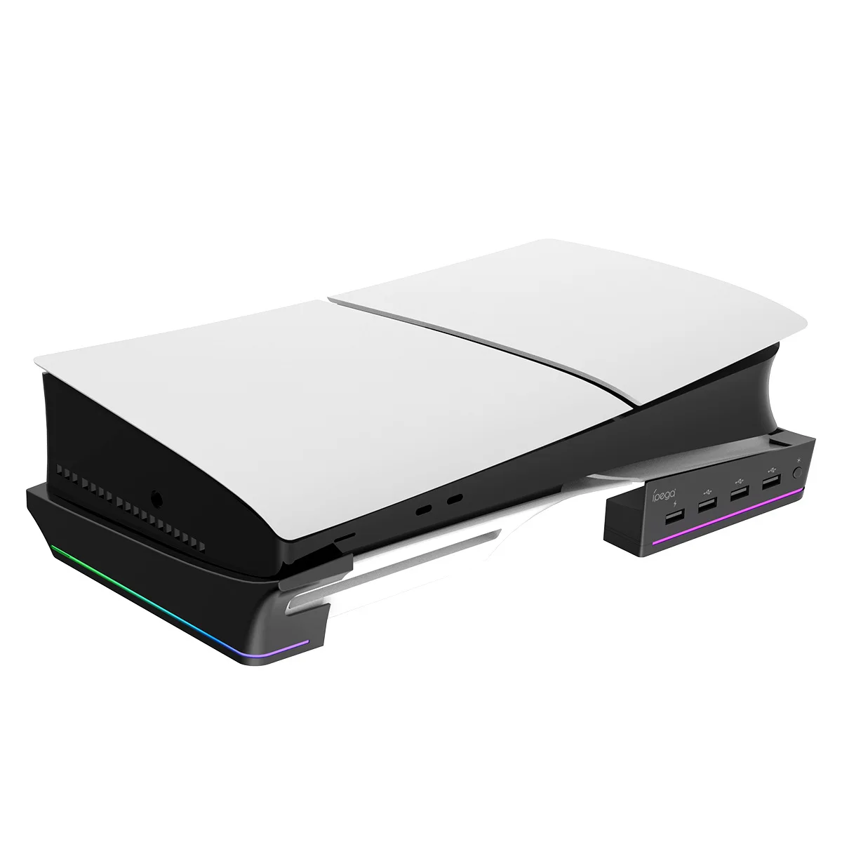 Supporto orizzontale antiscivolo stabile e leggero RGB per supporto sottile Playstation 5 PS5
