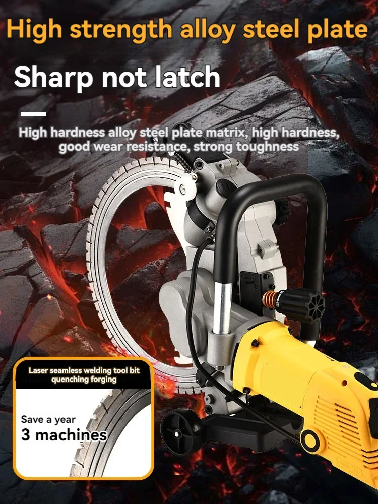 Hand-held Electric Tool Concrete Wall Cutting Machine Wall Opening Door and Window Modification Stone High Frequency Ring Saw