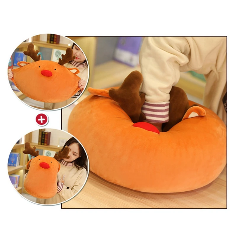 Christmas And New Year Decoration Cuddle Pillow Plush Decoration Sofa Toy Children's Christmas Pillow