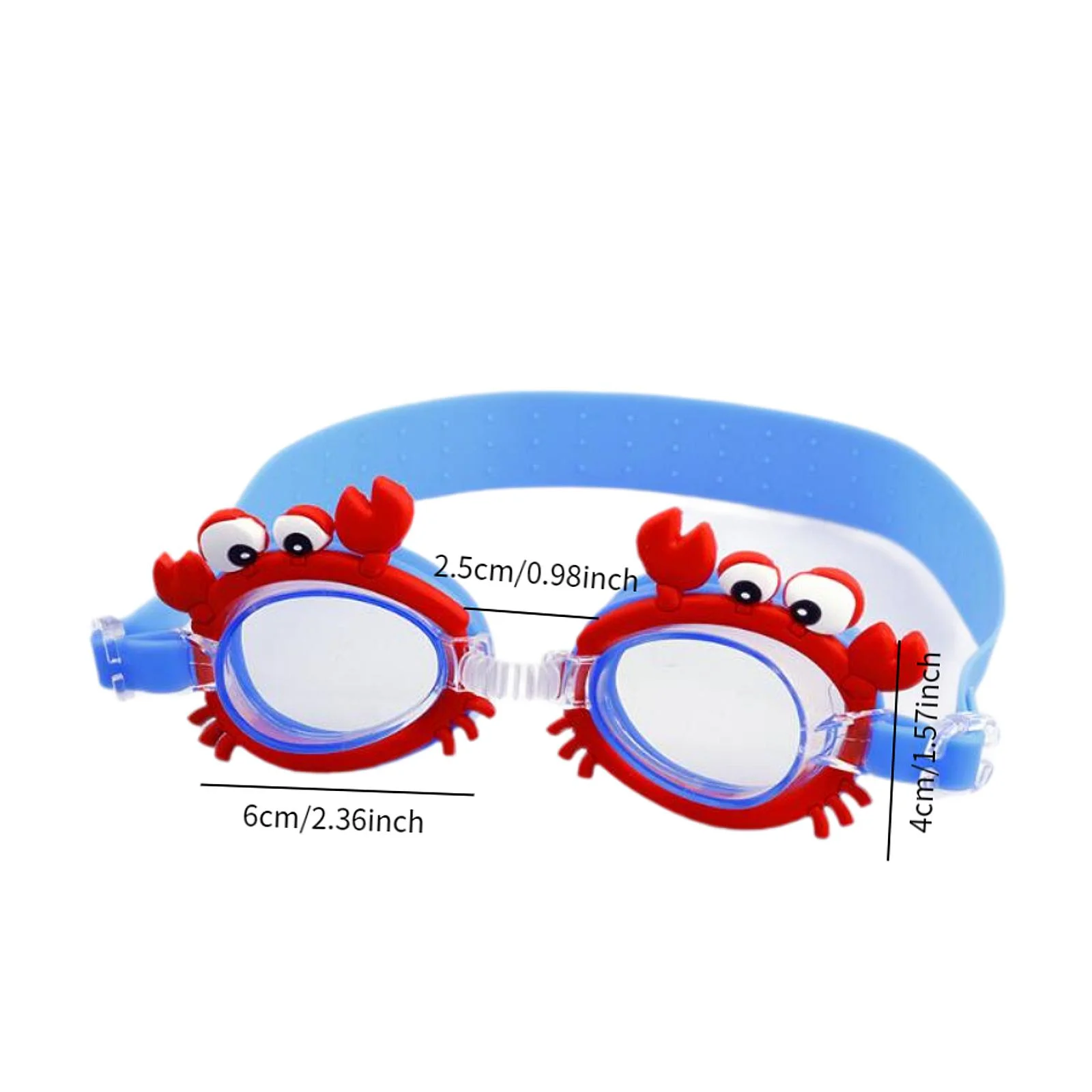 Lunettes de natation pour enfants, légères, étanches, réglables, sangle en silicone, sports nautiques en plein air, jeu de natation, faveurs de fête