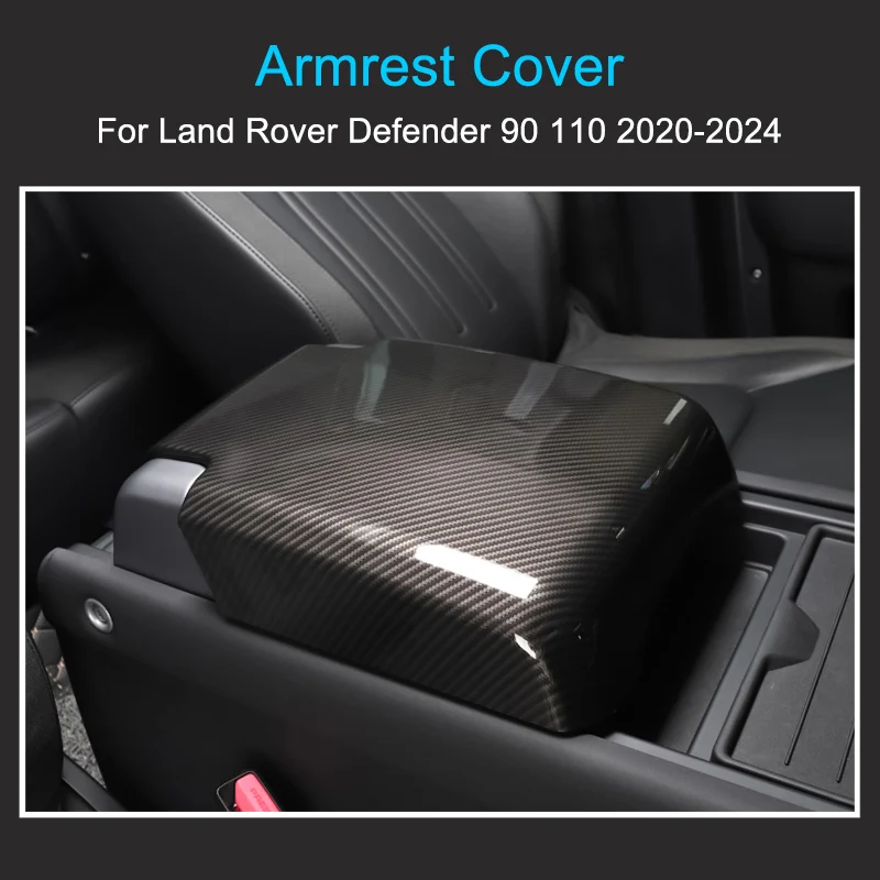 Armrest Cover for Land Rover Defender 90 110 2020-2024 Interior Decoration Cover Paste Style Easy Installation